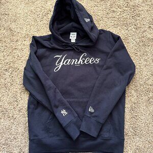 New York Yankees x Awake NY Collab MLB Hoodie Streetwear RARE Size Large Blue
